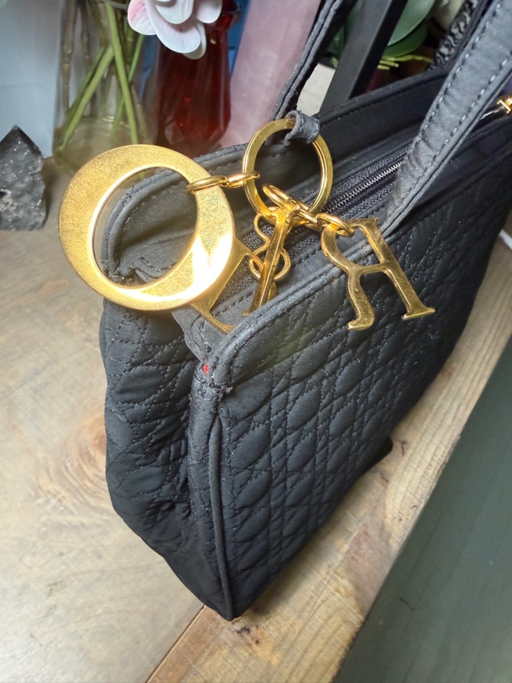 vintage Christian Dior Lady Dior bag